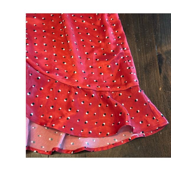 House Of Harlow 1960 X Revolve Baye Midi Red Sexy Sleeveless Dress Summer Spring - Picture 5 of 11